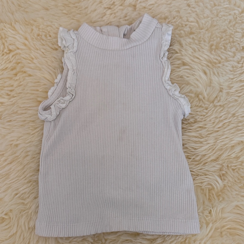 White high neck shirt